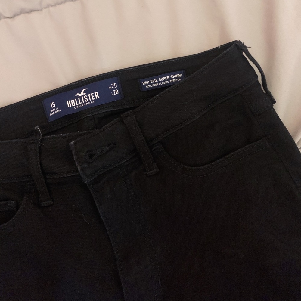 High Rise Skinny Black Hollister Jeans